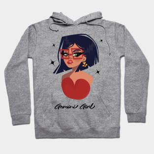 Gemini Girl Zodiac Sign Astrology Hoodie